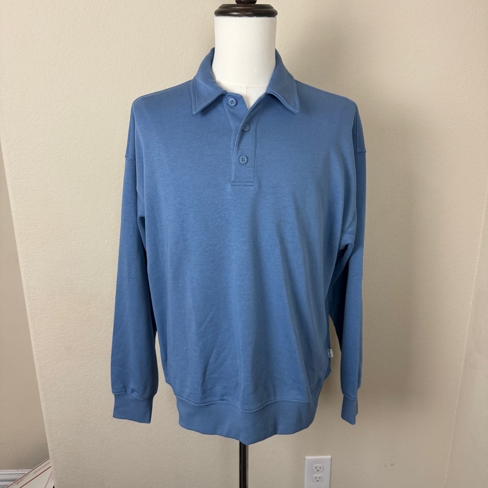 NWT - Fabletics Year Round Terry Polo Sweatshirt | Womens | M - Picture 3 of 12